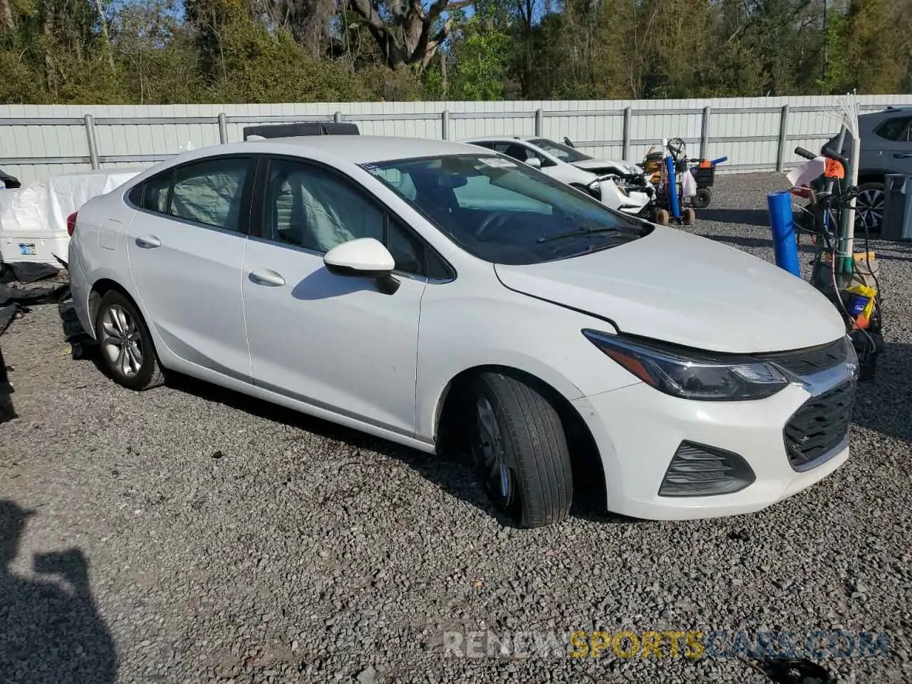 4 Photograph of a damaged car 1G1BE5SM1K7120545 CHEVROLET CRUZE 2019