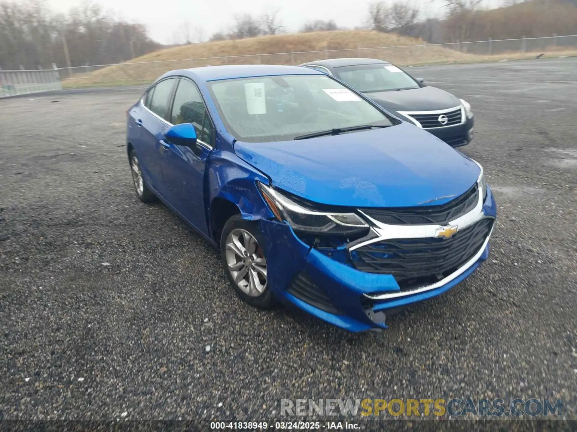 1 Photograph of a damaged car 1G1BE5SM1K7122389 CHEVROLET CRUZE 2019