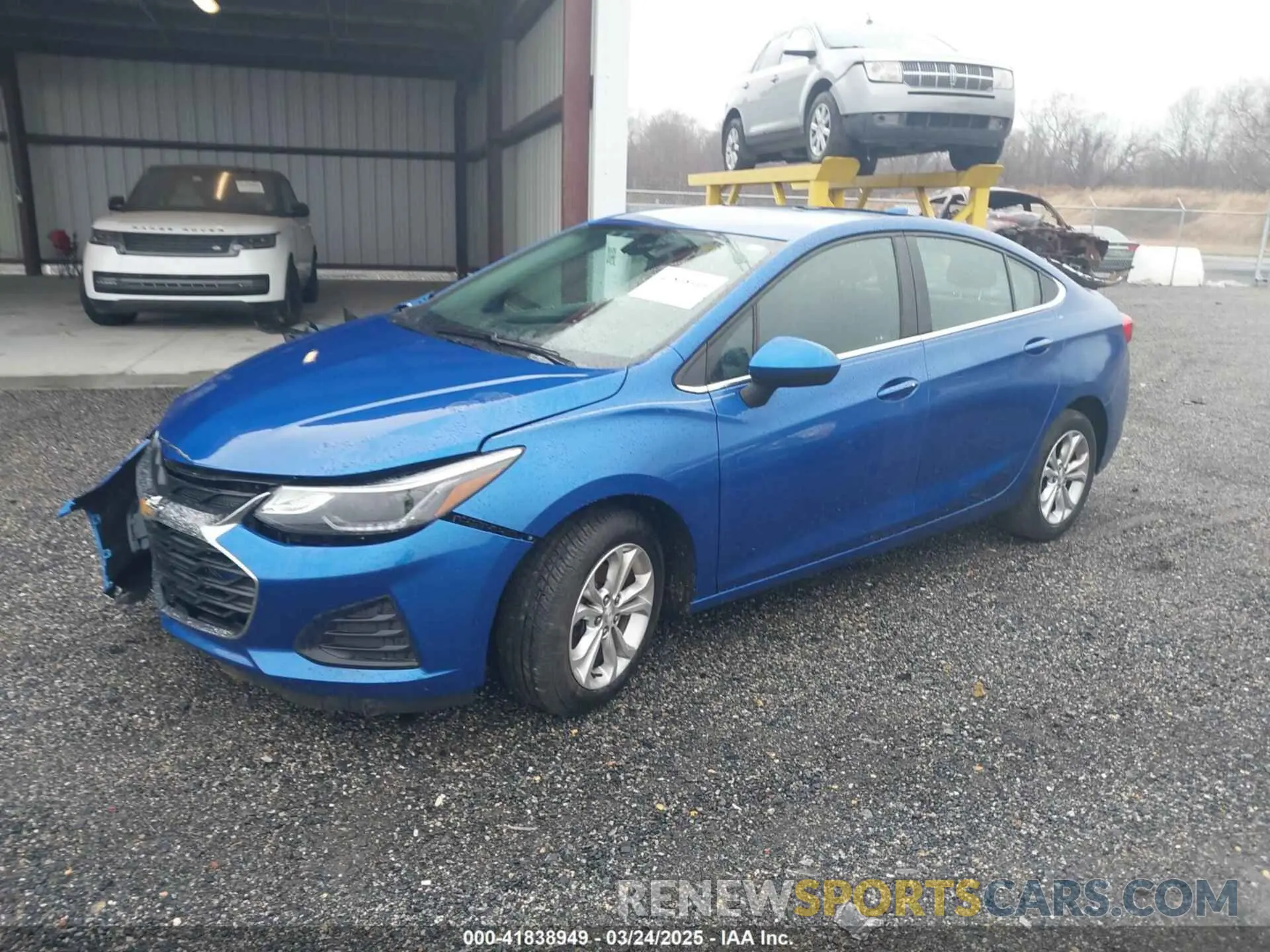 2 Photograph of a damaged car 1G1BE5SM1K7122389 CHEVROLET CRUZE 2019