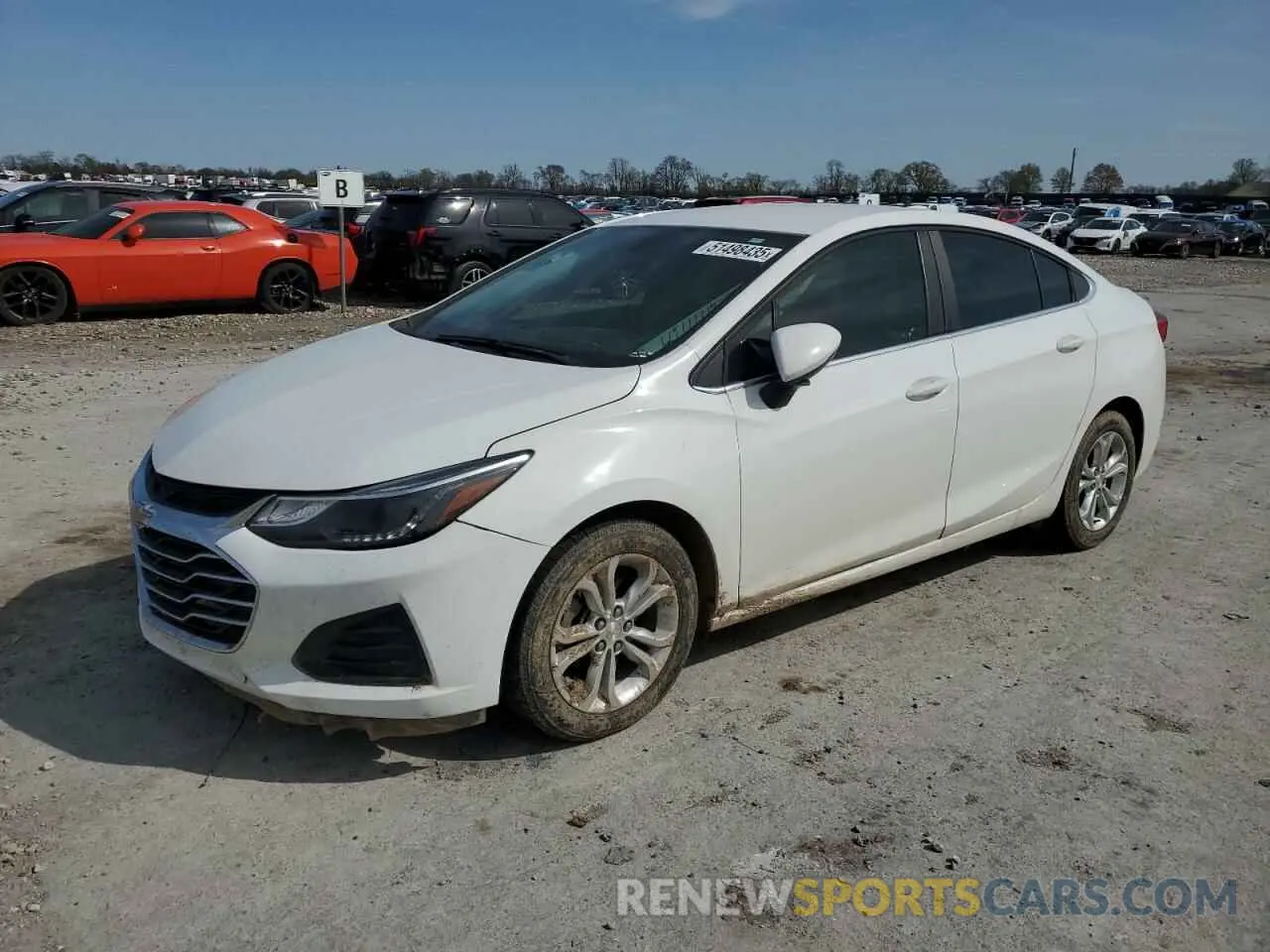 1 Photograph of a damaged car 1G1BE5SM1K7125289 CHEVROLET CRUZE 2019