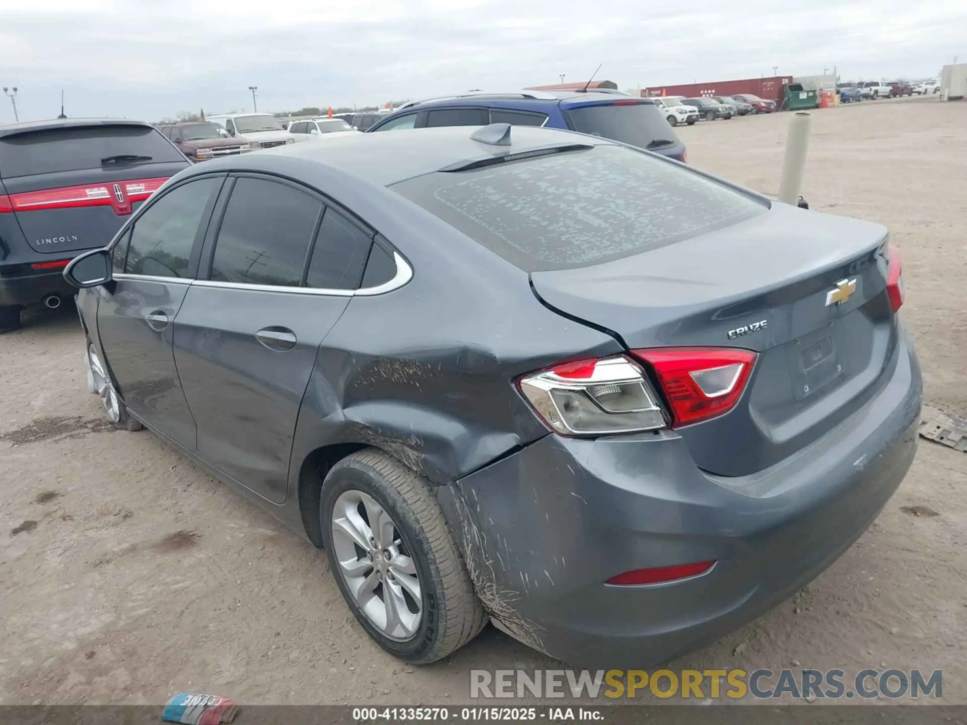 3 Photograph of a damaged car 1G1BE5SM1K7127608 CHEVROLET CRUZE 2019