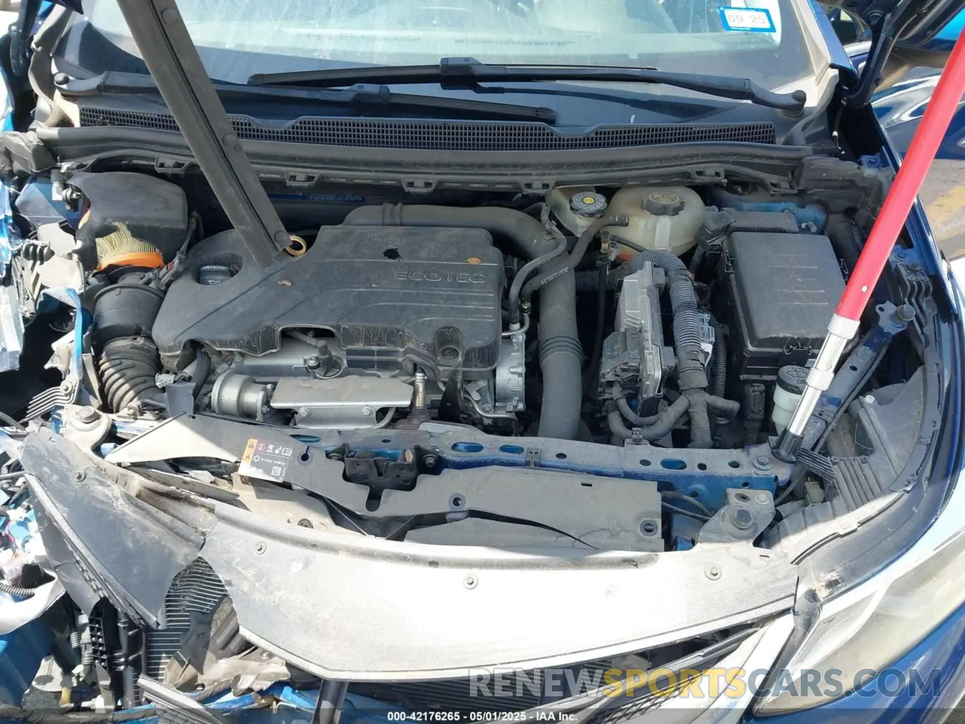10 Photograph of a damaged car 1G1BE5SM1K7129049 CHEVROLET CRUZE 2019