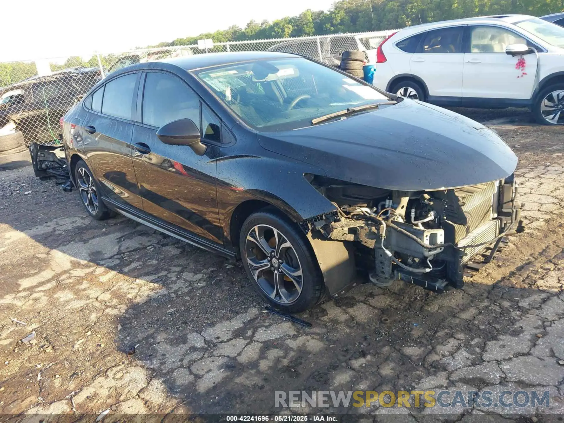 1 Photograph of a damaged car 1G1BE5SM1K7132422 CHEVROLET CRUZE 2019