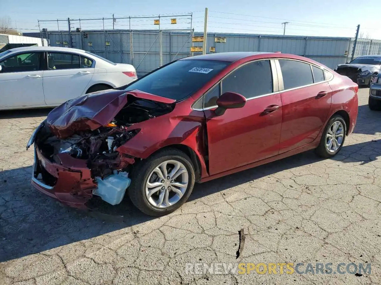 1 Photograph of a damaged car 1G1BE5SM1K7139788 CHEVROLET CRUZE 2019