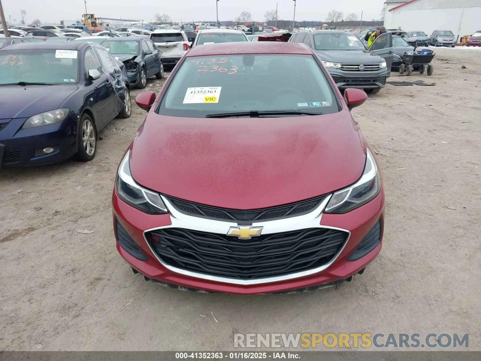 12 Photograph of a damaged car 1G1BE5SM1K7140178 CHEVROLET CRUZE 2019