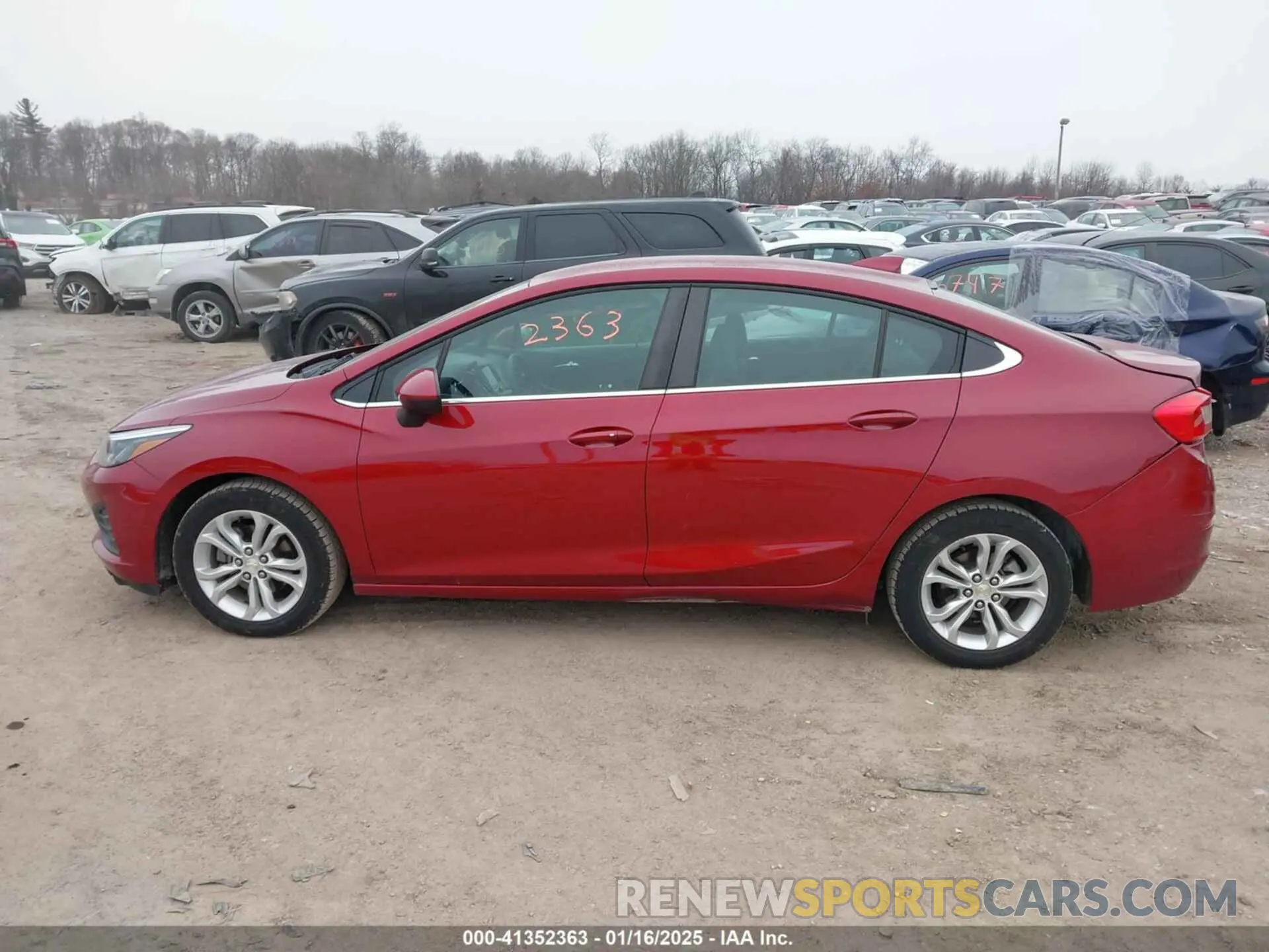 14 Photograph of a damaged car 1G1BE5SM1K7140178 CHEVROLET CRUZE 2019