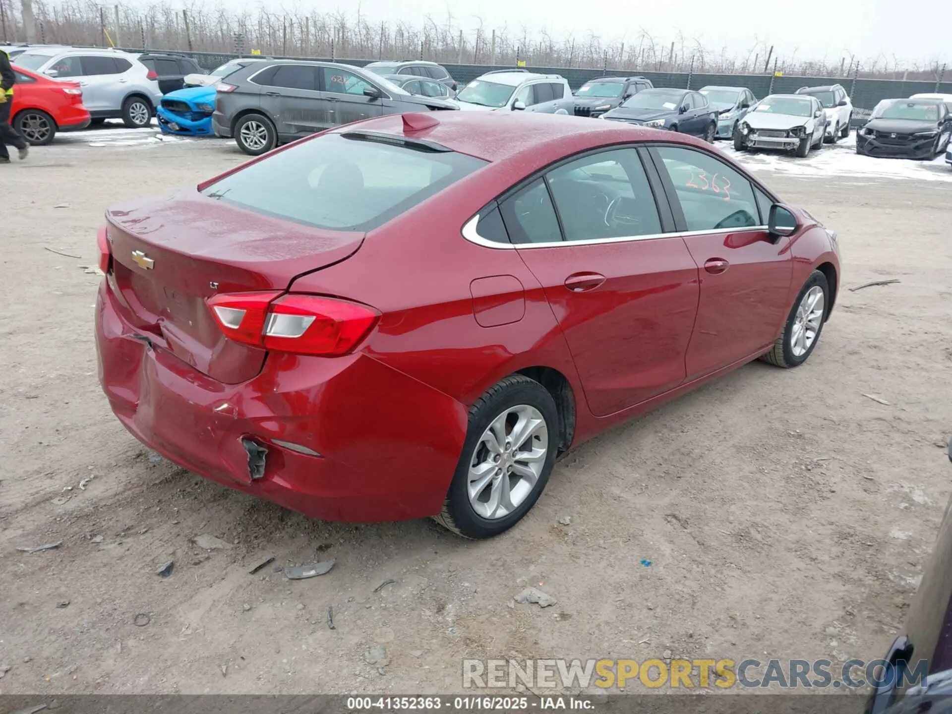 4 Photograph of a damaged car 1G1BE5SM1K7140178 CHEVROLET CRUZE 2019