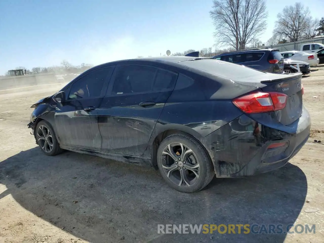 2 Photograph of a damaged car 1G1BE5SM1K7140732 CHEVROLET CRUZE 2019