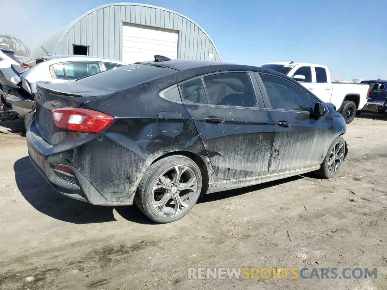 3 Photograph of a damaged car 1G1BE5SM1K7140732 CHEVROLET CRUZE 2019