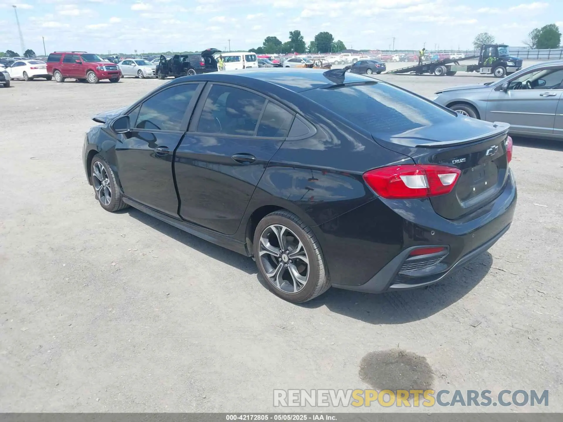 3 Photograph of a damaged car 1G1BE5SM1K7141721 CHEVROLET CRUZE 2019