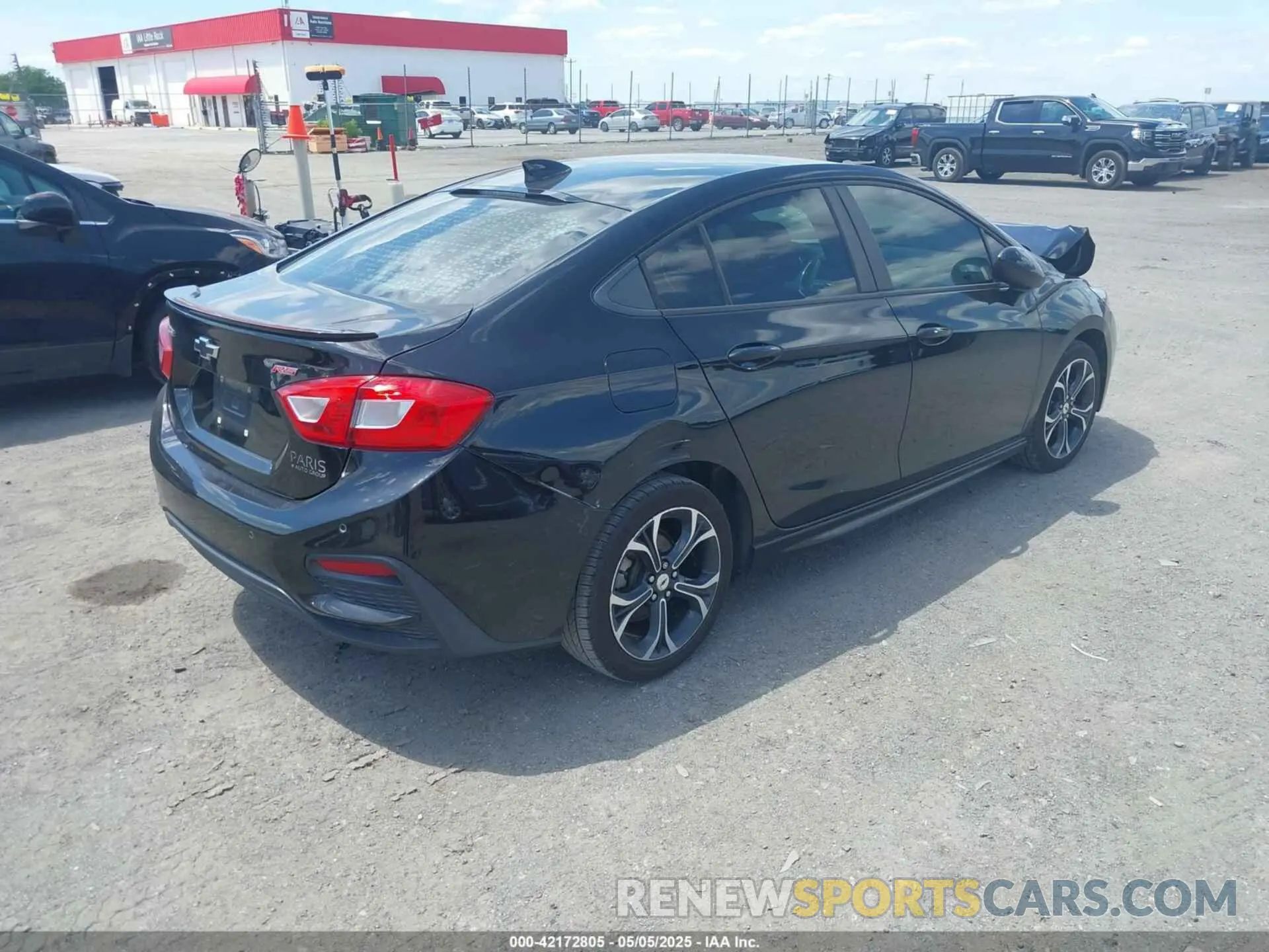 4 Photograph of a damaged car 1G1BE5SM1K7141721 CHEVROLET CRUZE 2019