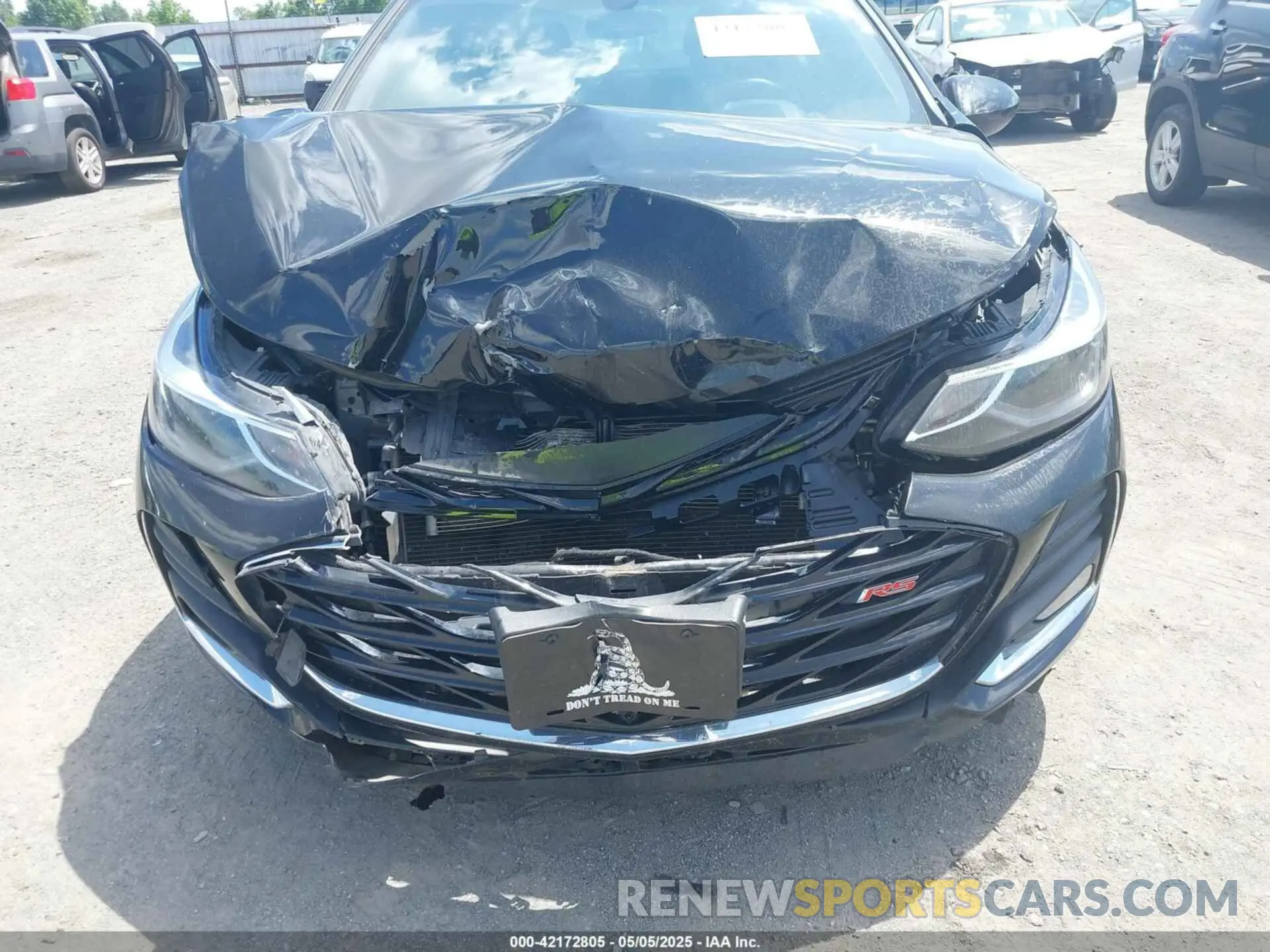 6 Photograph of a damaged car 1G1BE5SM1K7141721 CHEVROLET CRUZE 2019