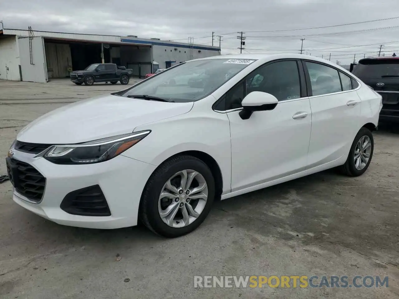 1 Photograph of a damaged car 1G1BE5SM1K7143582 CHEVROLET CRUZE 2019