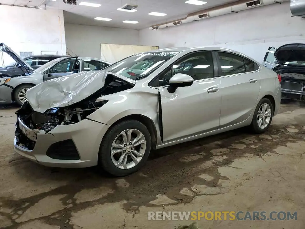 1 Photograph of a damaged car 1G1BE5SM1K7145610 CHEVROLET CRUZE 2019