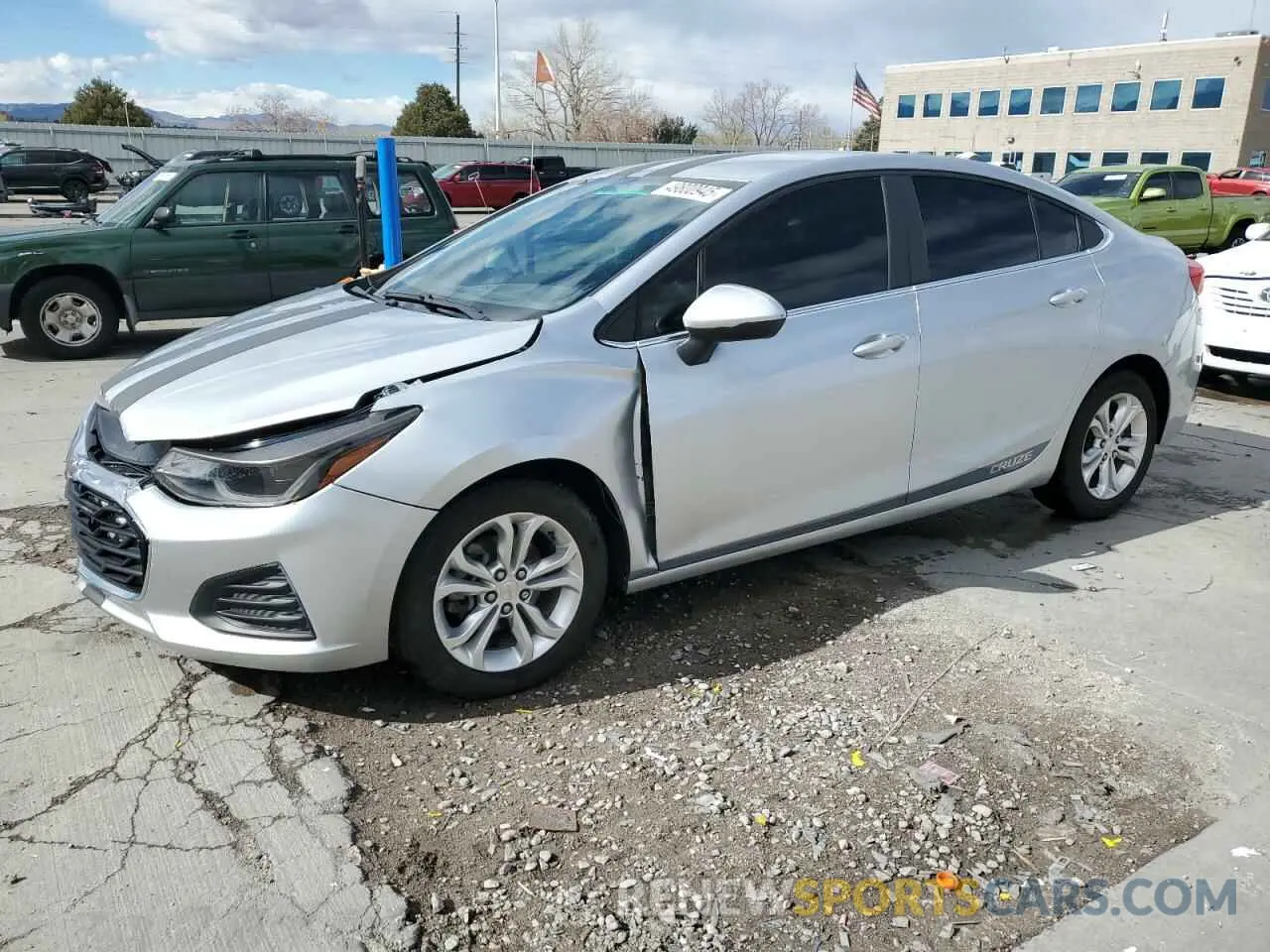 1 Photograph of a damaged car 1G1BE5SM2K7114205 CHEVROLET CRUZE 2019
