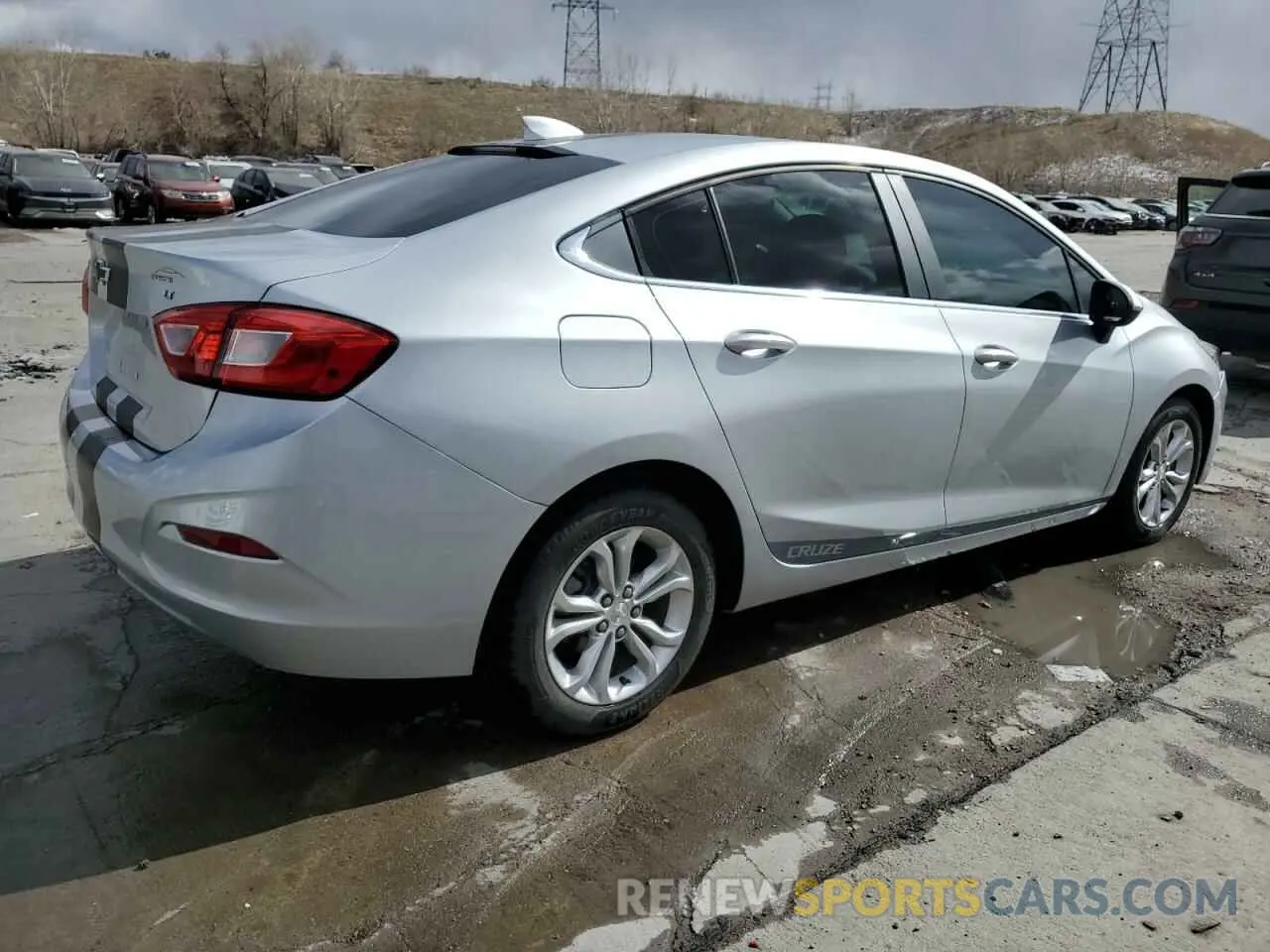 3 Photograph of a damaged car 1G1BE5SM2K7114205 CHEVROLET CRUZE 2019