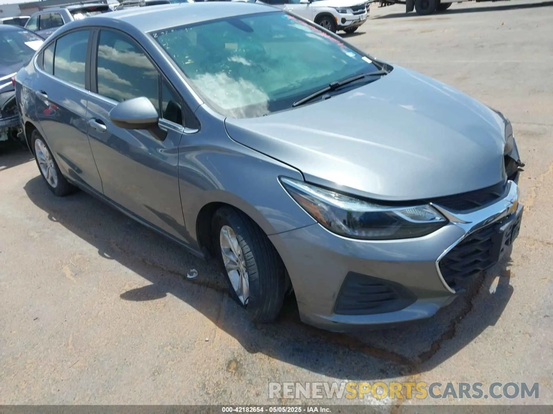 1 Photograph of a damaged car 1G1BE5SM2K7118111 CHEVROLET CRUZE 2019