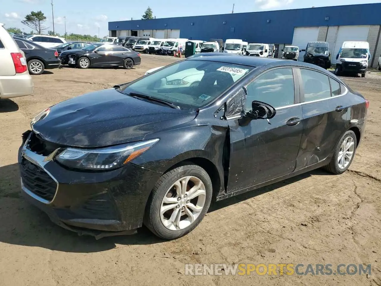 1 Photograph of a damaged car 1G1BE5SM2K7118903 CHEVROLET CRUZE 2019