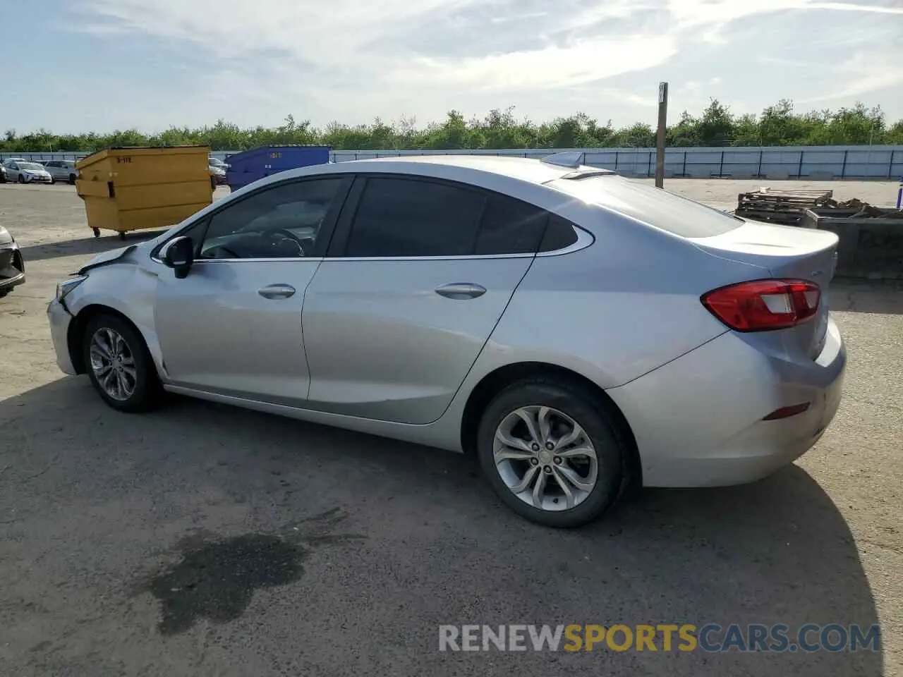 2 Photograph of a damaged car 1G1BE5SM2K7144725 CHEVROLET CRUZE 2019