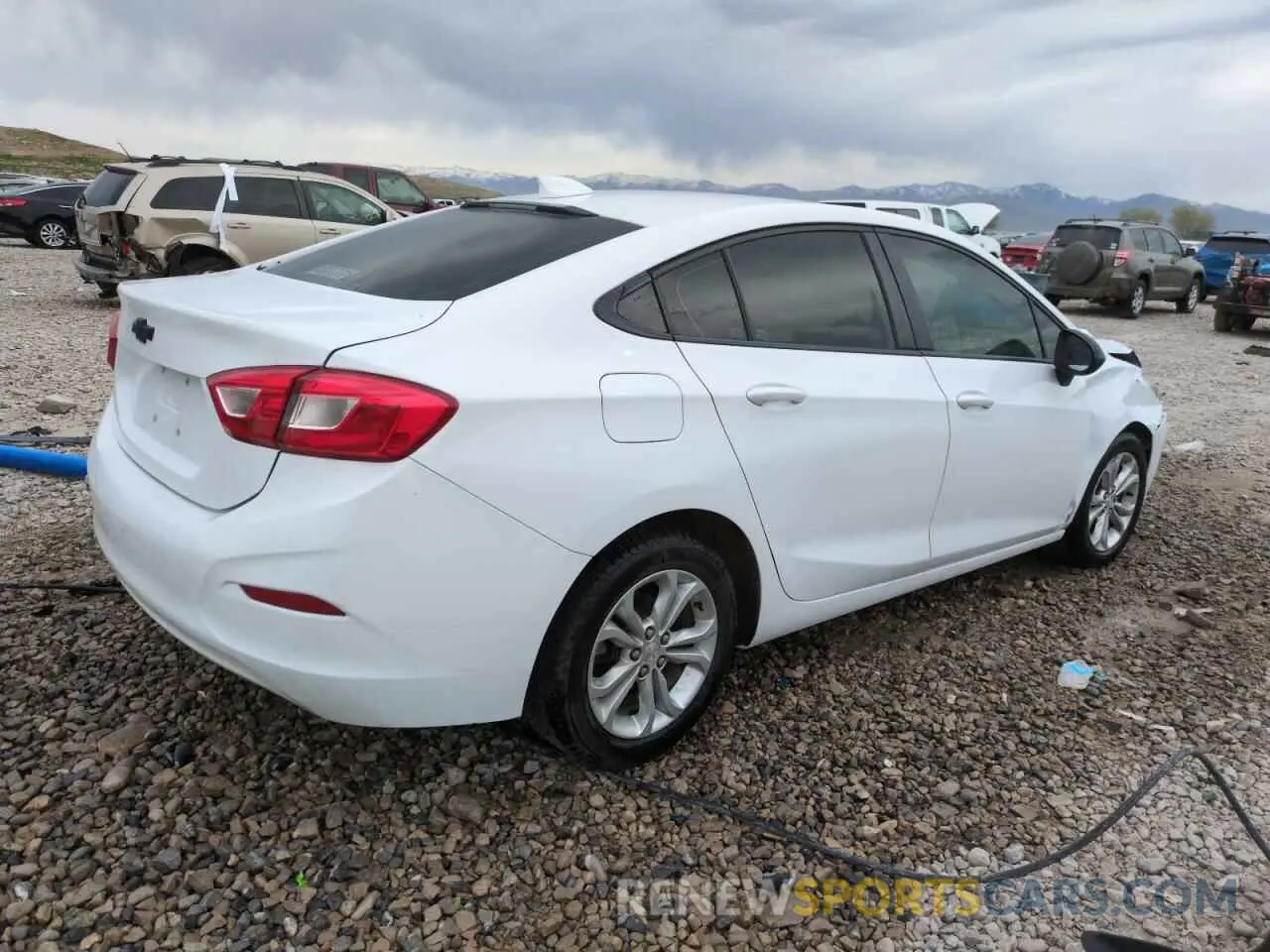 3 Photograph of a damaged car 1G1BE5SM2K7147365 CHEVROLET CRUZE 2019