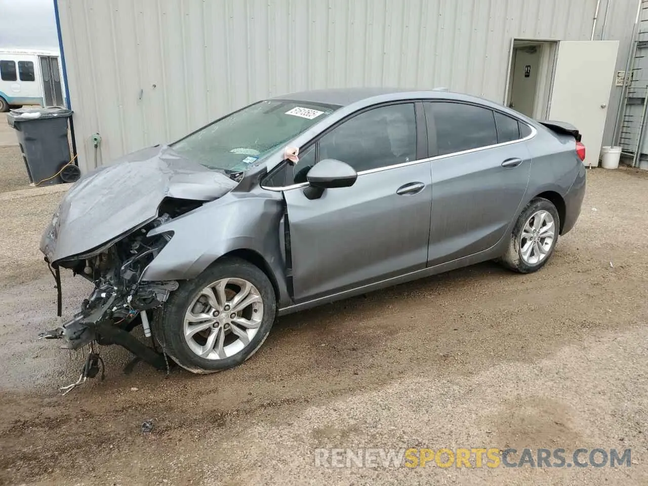 1 Photograph of a damaged car 1G1BE5SM3K7106422 CHEVROLET CRUZE 2019