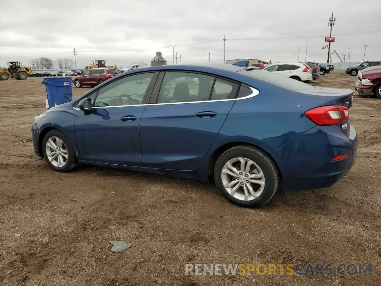 2 Photograph of a damaged car 1G1BE5SM3K7107974 CHEVROLET CRUZE 2019