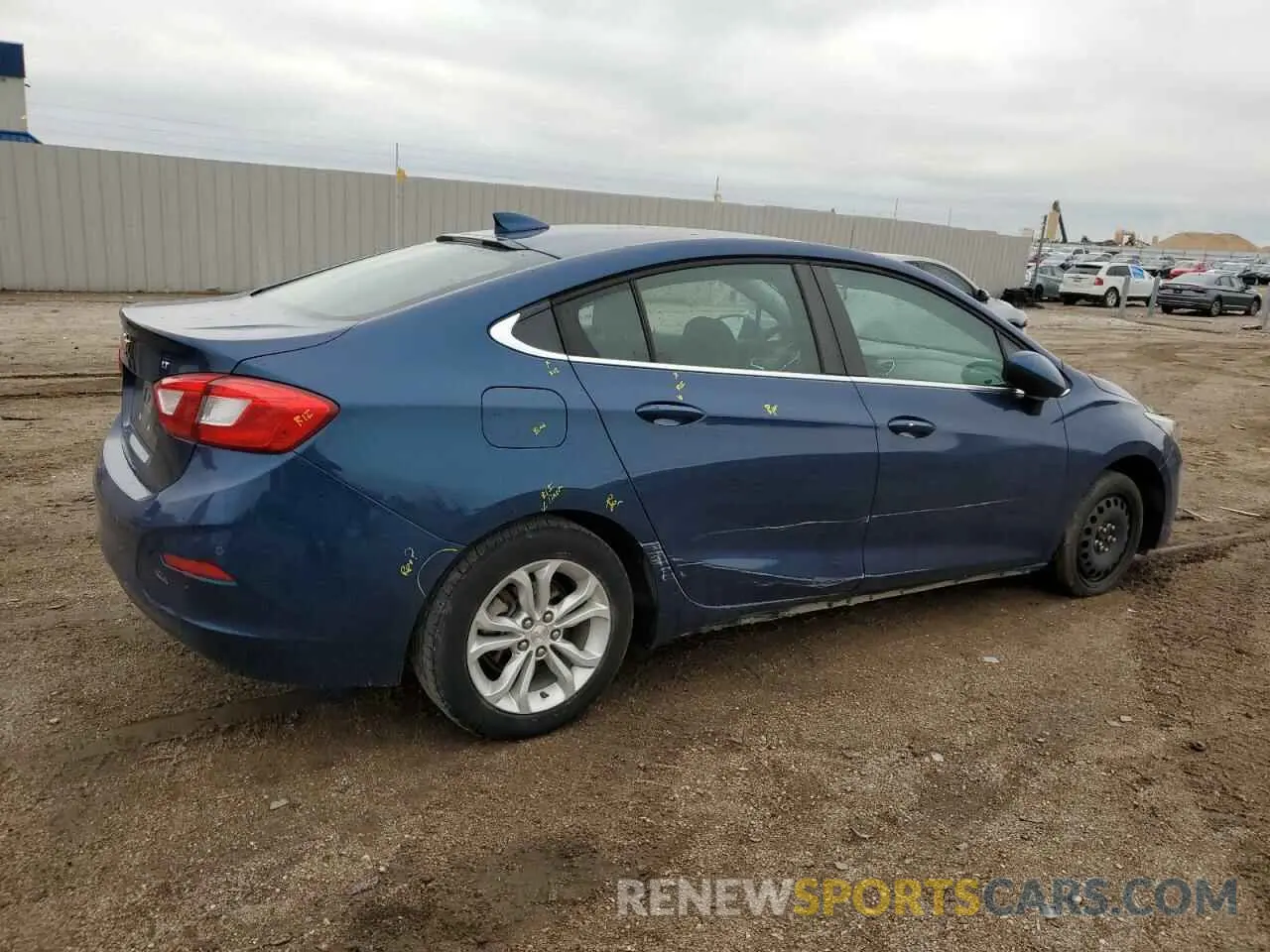 3 Photograph of a damaged car 1G1BE5SM3K7107974 CHEVROLET CRUZE 2019