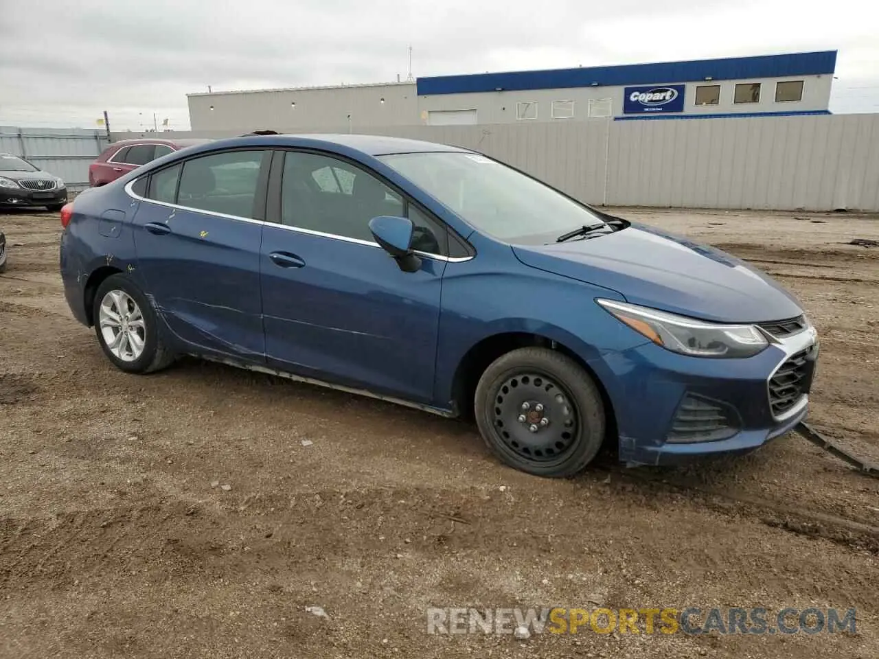 4 Photograph of a damaged car 1G1BE5SM3K7107974 CHEVROLET CRUZE 2019
