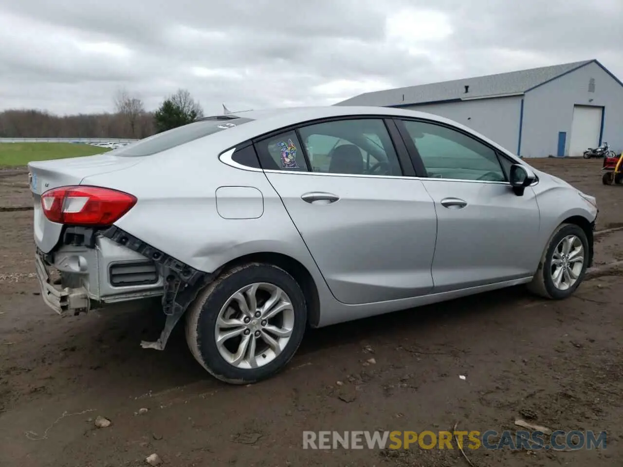 3 Photograph of a damaged car 1G1BE5SM3K7114116 CHEVROLET CRUZE 2019