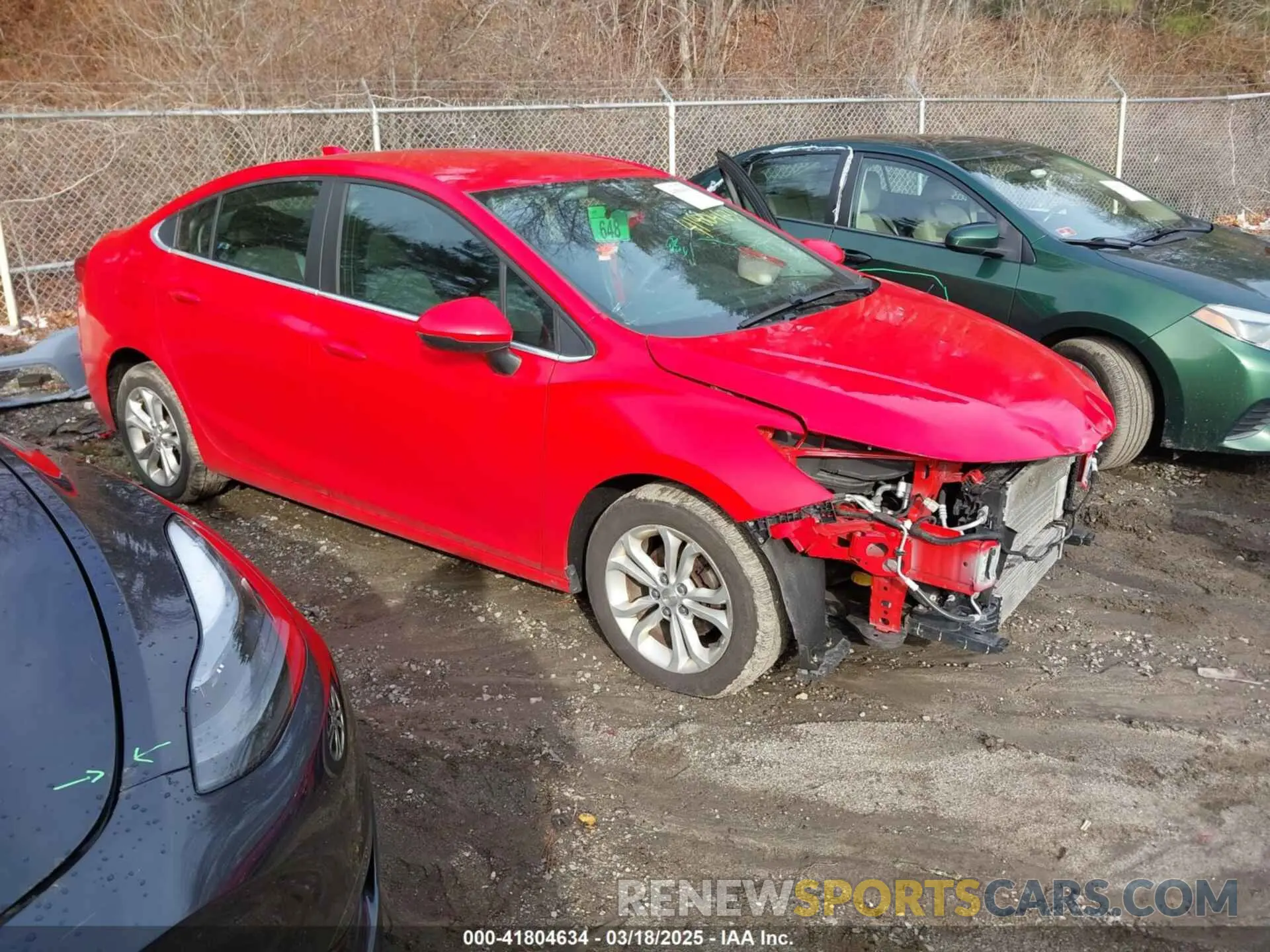 1 Photograph of a damaged car 1G1BE5SM3K7125276 CHEVROLET CRUZE 2019