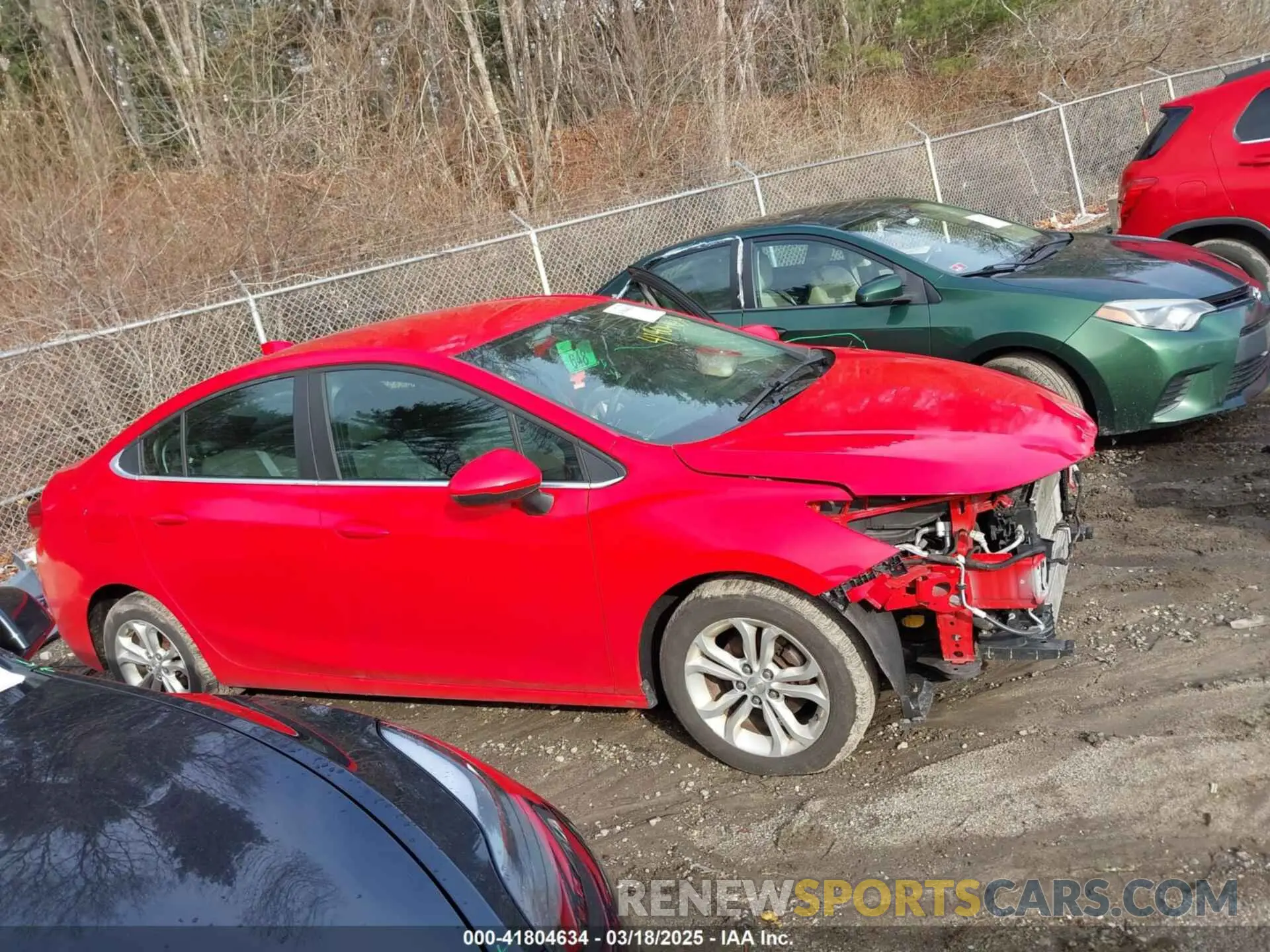 13 Photograph of a damaged car 1G1BE5SM3K7125276 CHEVROLET CRUZE 2019