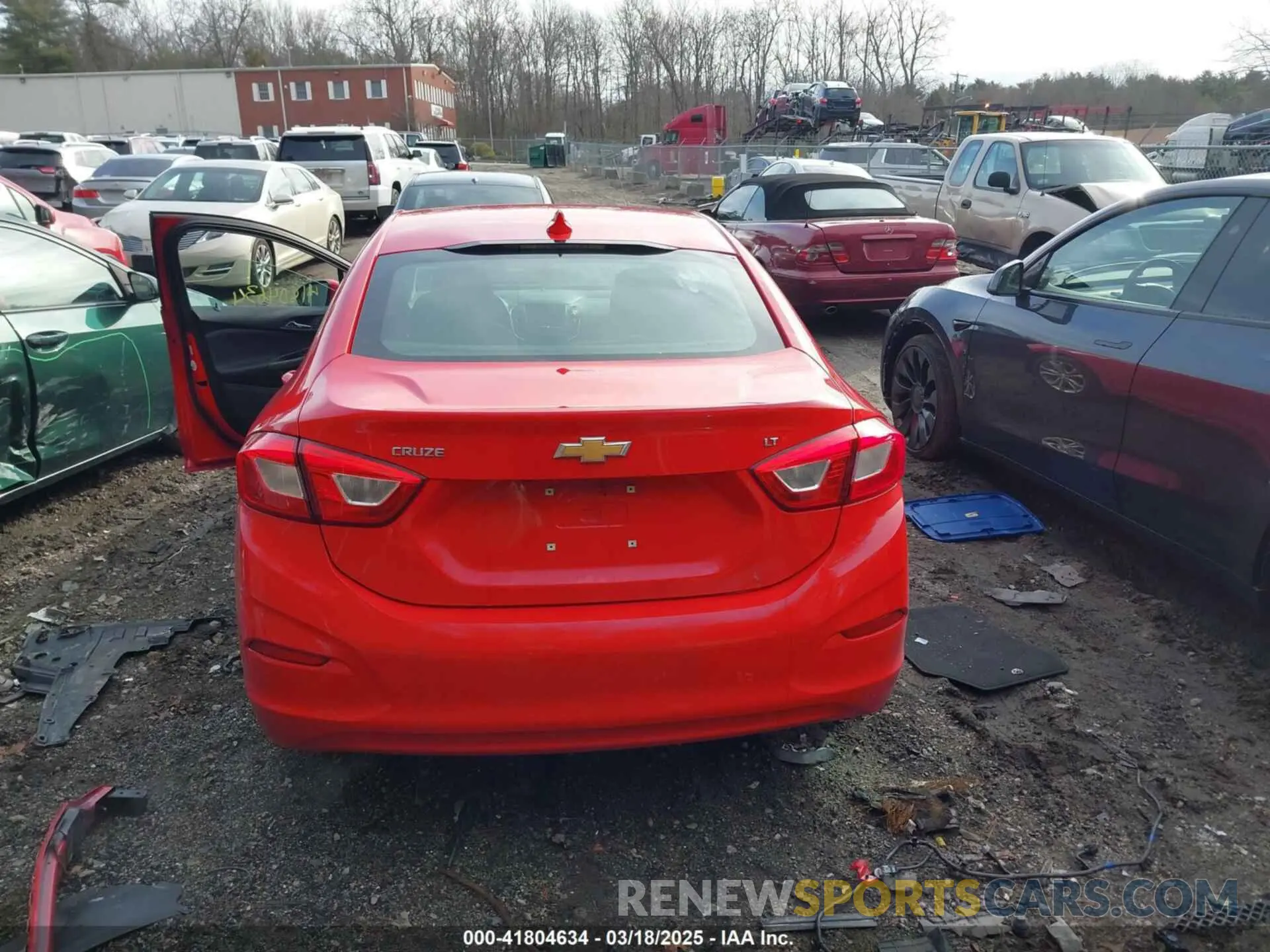 16 Photograph of a damaged car 1G1BE5SM3K7125276 CHEVROLET CRUZE 2019