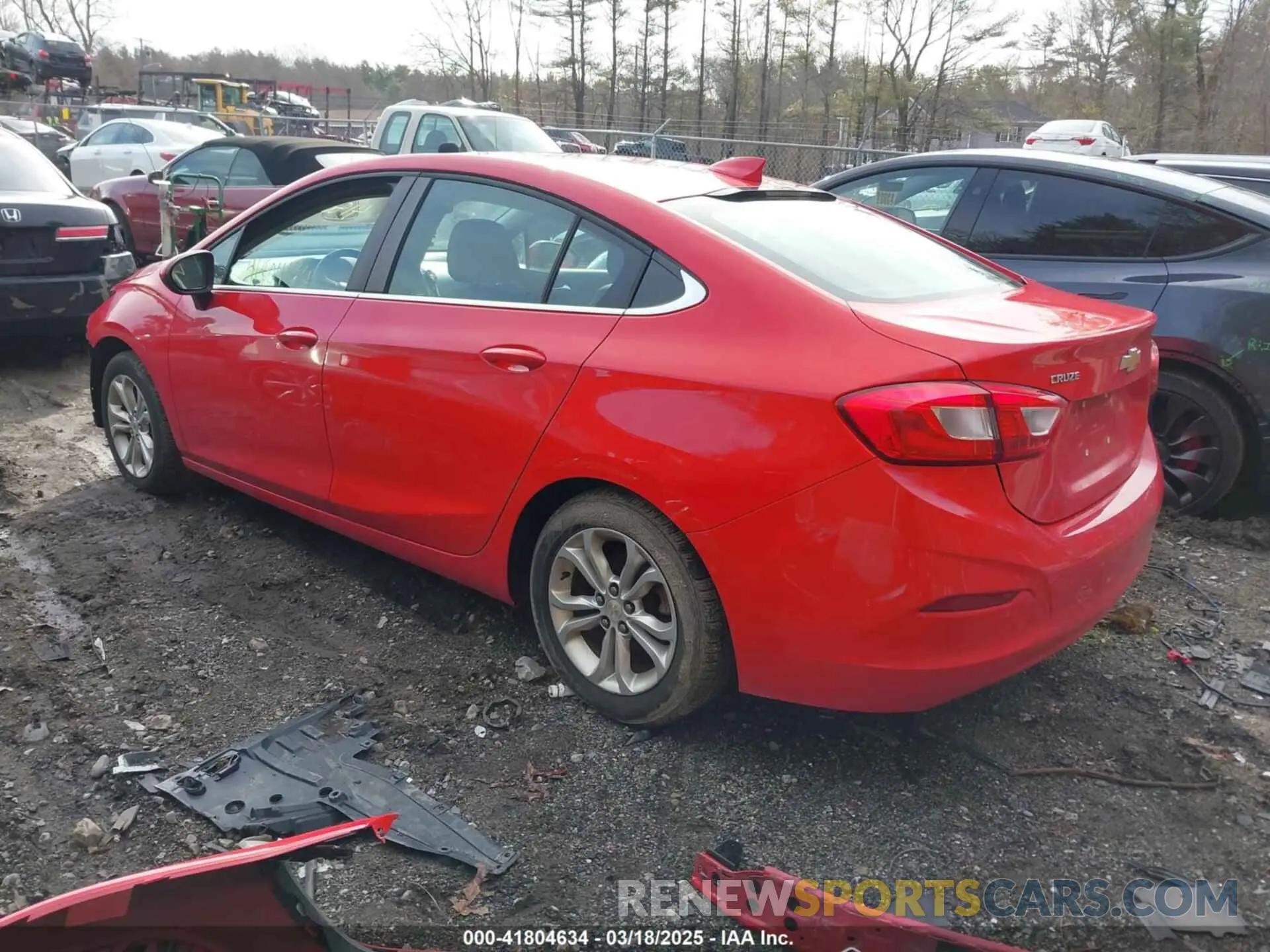 3 Photograph of a damaged car 1G1BE5SM3K7125276 CHEVROLET CRUZE 2019