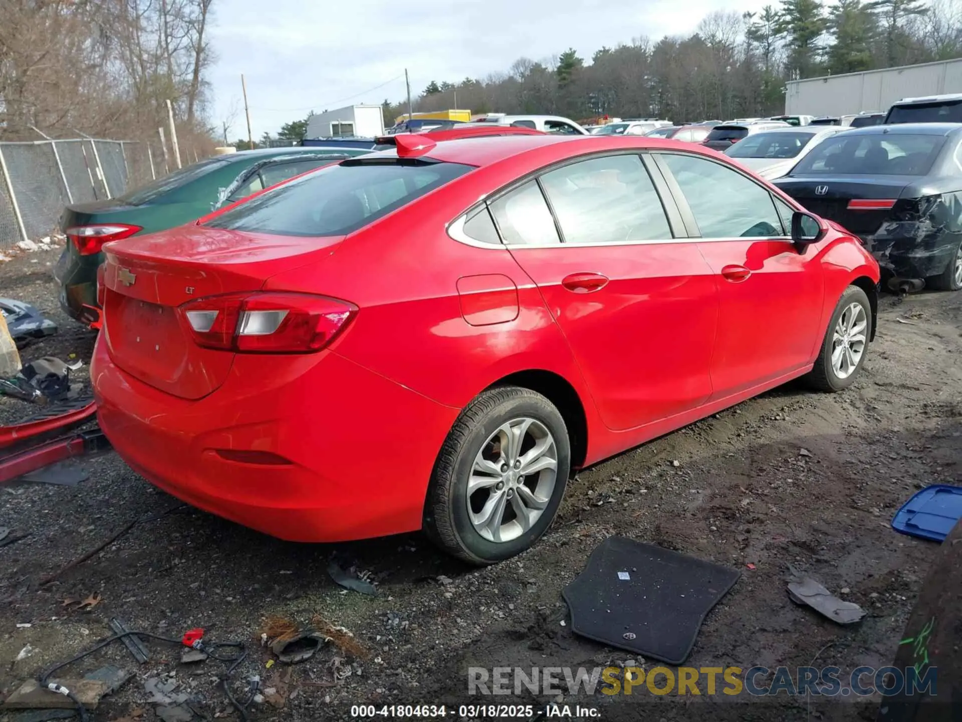 4 Photograph of a damaged car 1G1BE5SM3K7125276 CHEVROLET CRUZE 2019