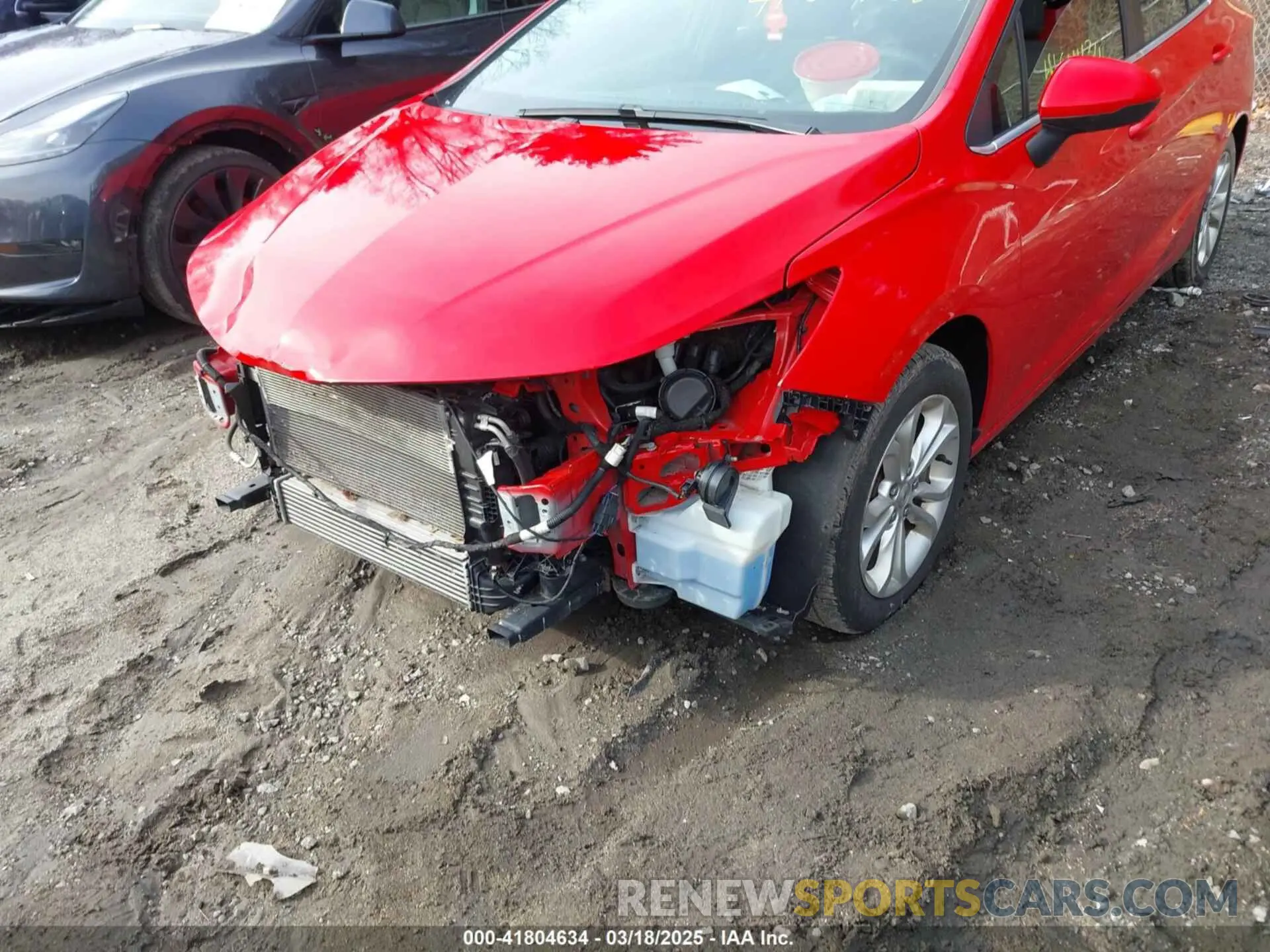 6 Photograph of a damaged car 1G1BE5SM3K7125276 CHEVROLET CRUZE 2019