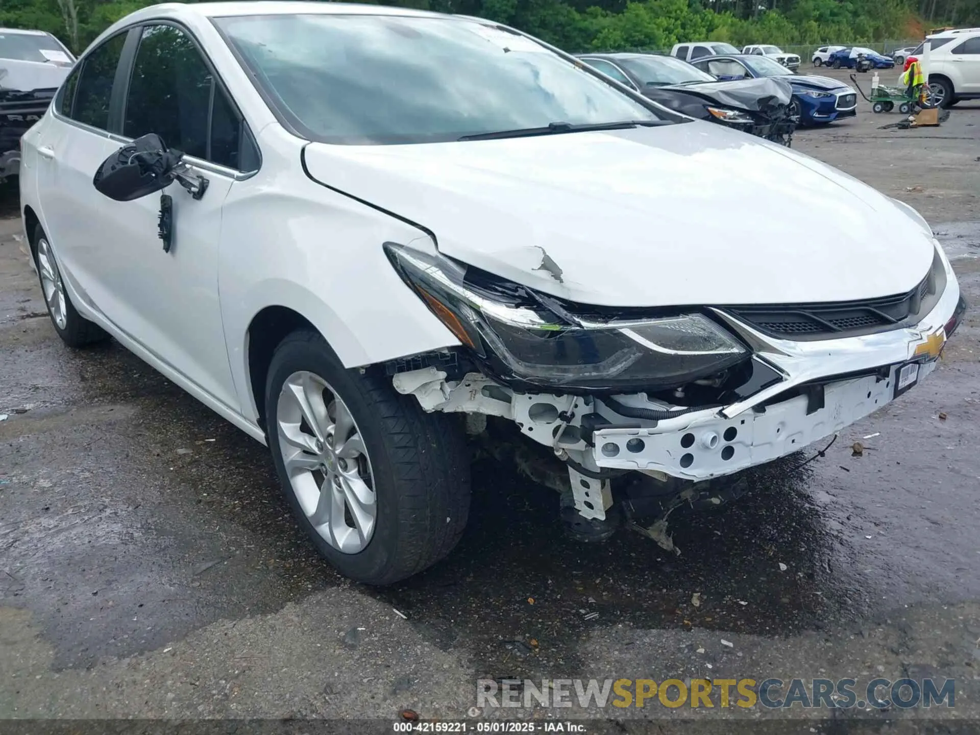 6 Photograph of a damaged car 1G1BE5SM3K7131157 CHEVROLET CRUZE 2019