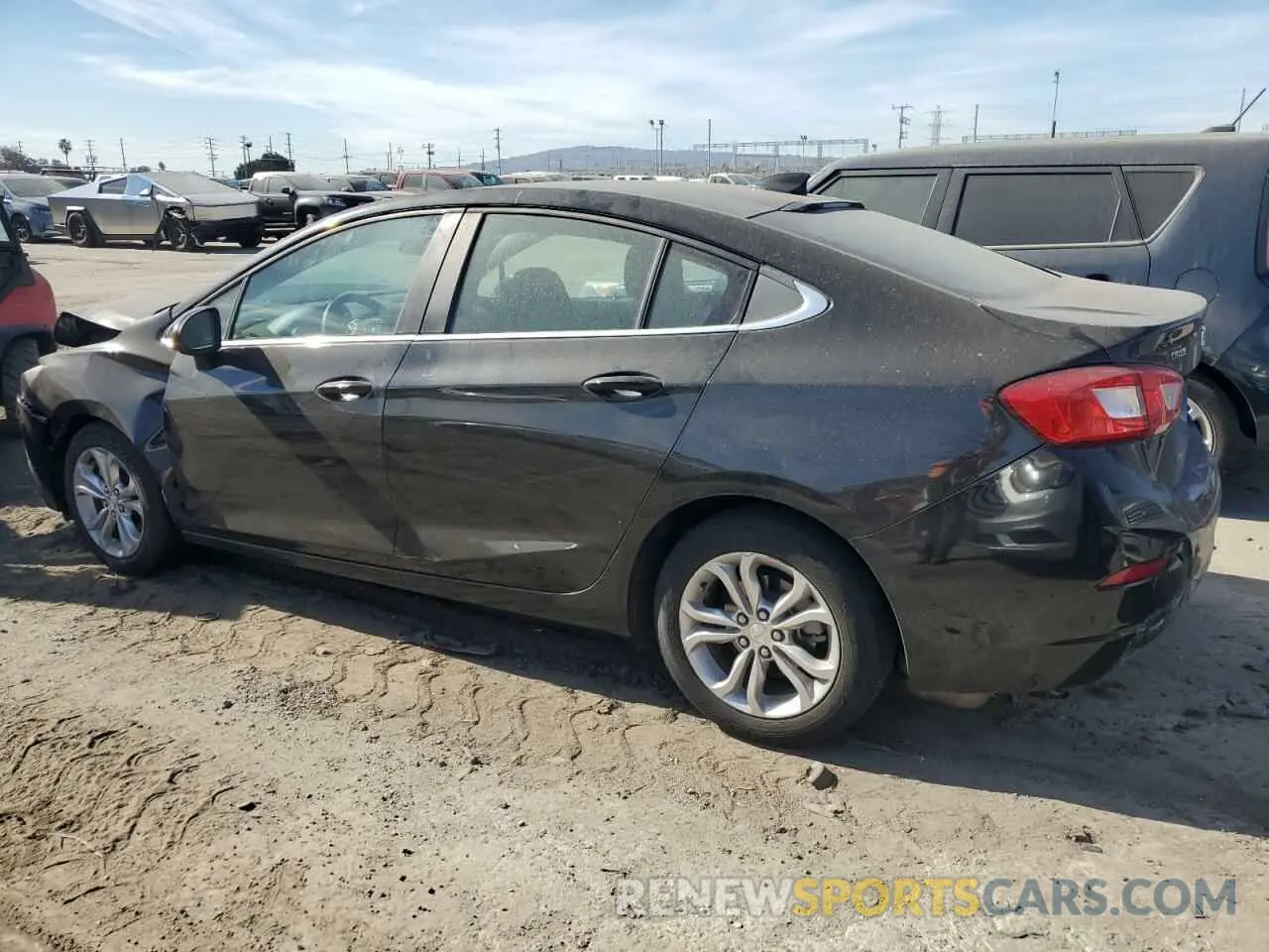 2 Photograph of a damaged car 1G1BE5SM3K7134804 CHEVROLET CRUZE 2019