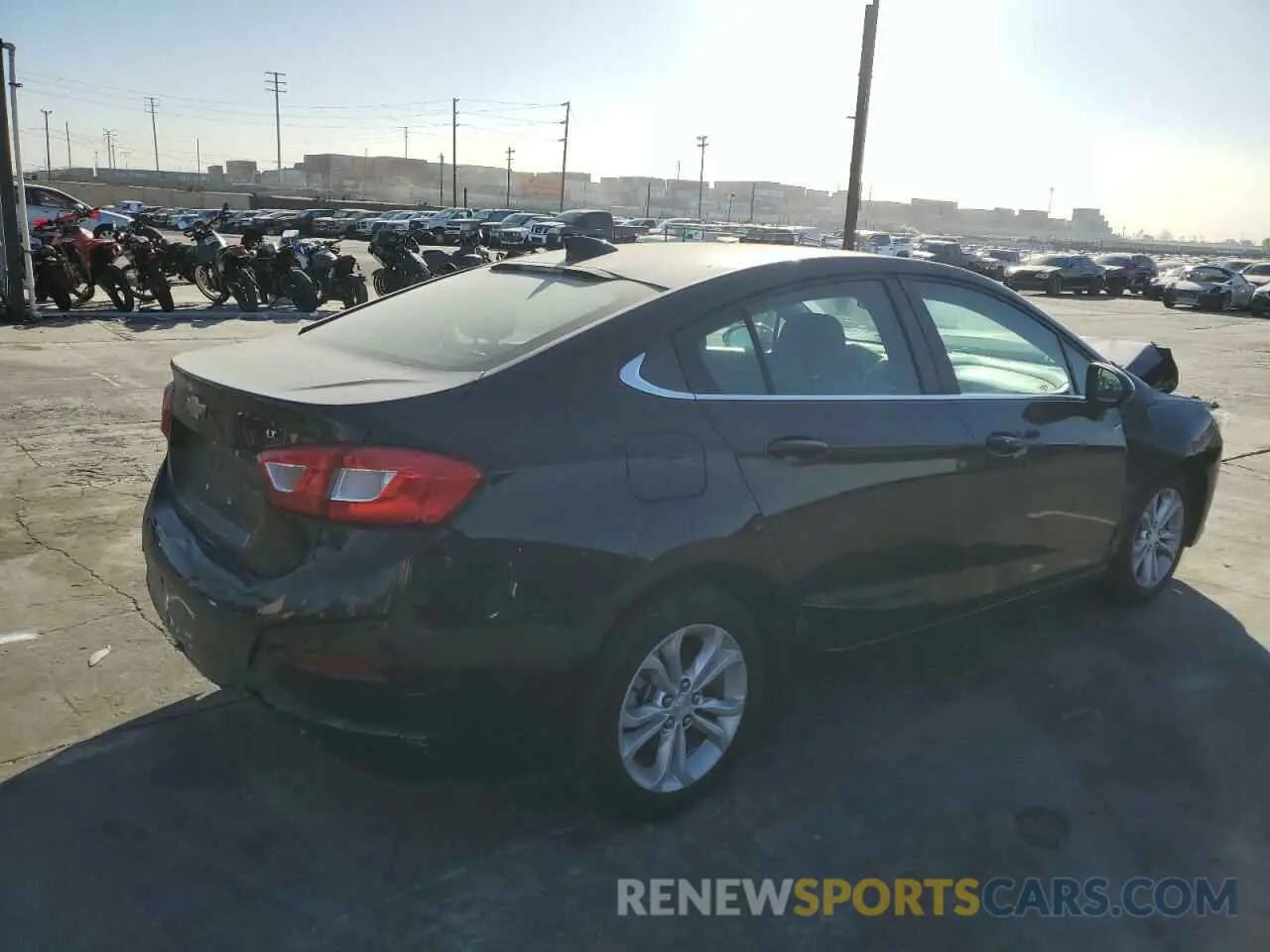 3 Photograph of a damaged car 1G1BE5SM3K7134804 CHEVROLET CRUZE 2019