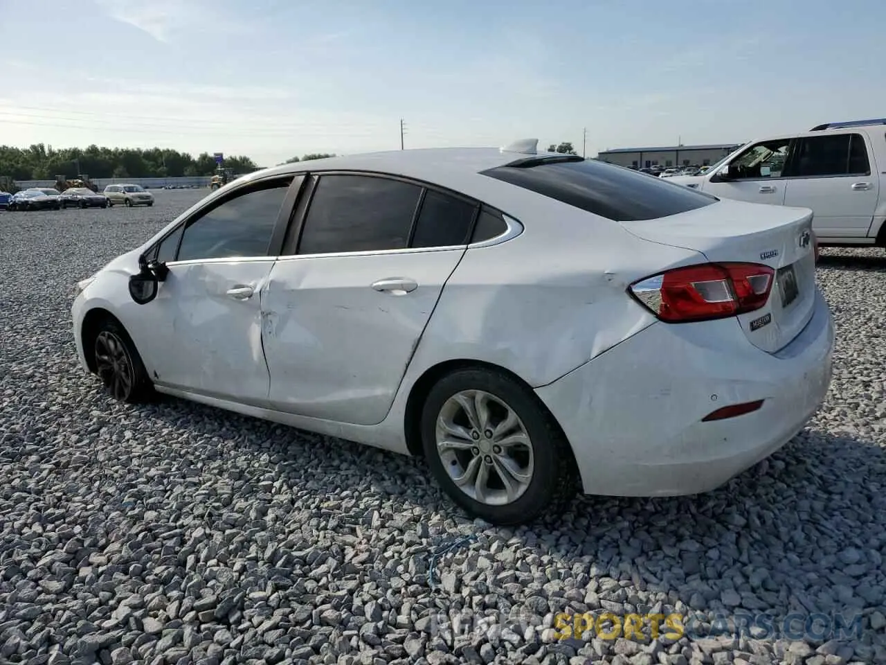 2 Photograph of a damaged car 1G1BE5SM3K7143390 CHEVROLET CRUZE 2019