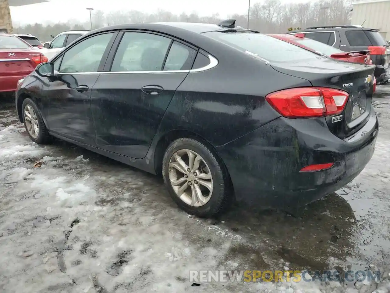 2 Photograph of a damaged car 1G1BE5SM3K7145317 CHEVROLET CRUZE 2019