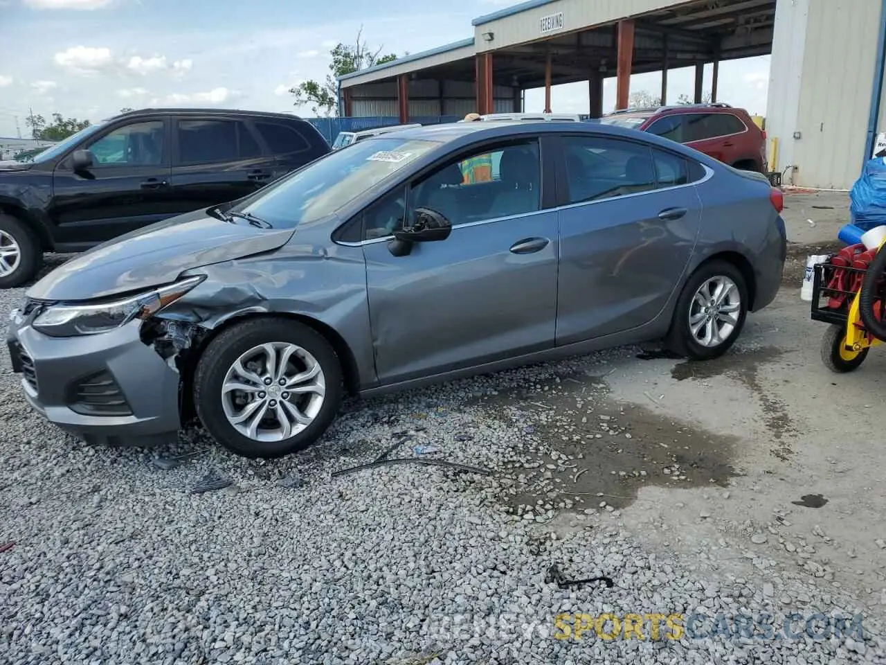 1 Photograph of a damaged car 1G1BE5SM4K7105084 CHEVROLET CRUZE 2019