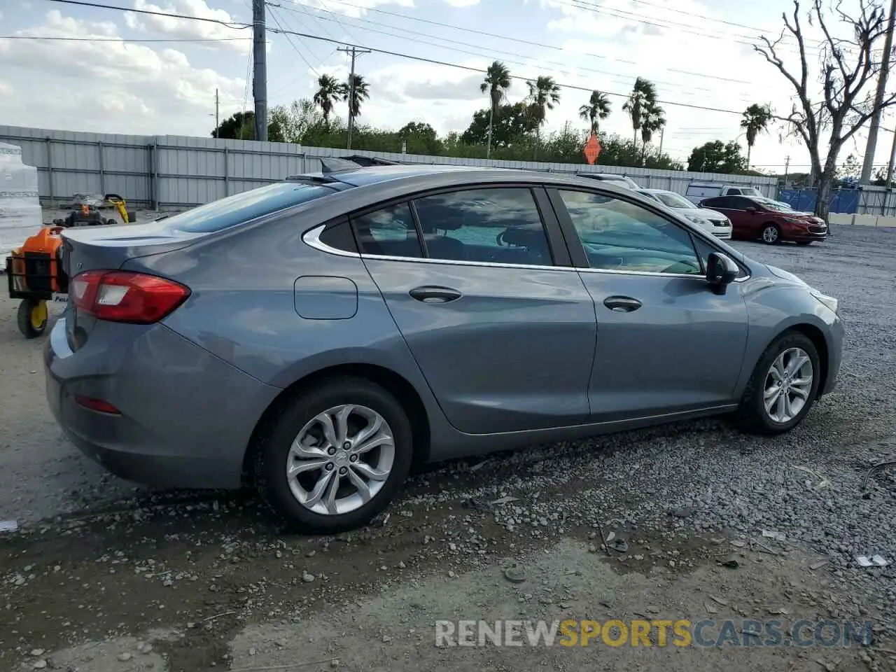 3 Photograph of a damaged car 1G1BE5SM4K7105084 CHEVROLET CRUZE 2019