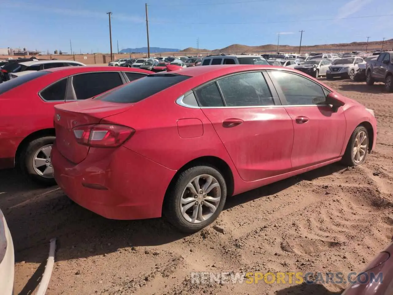 3 Photograph of a damaged car 1G1BE5SM4K7108373 CHEVROLET CRUZE 2019