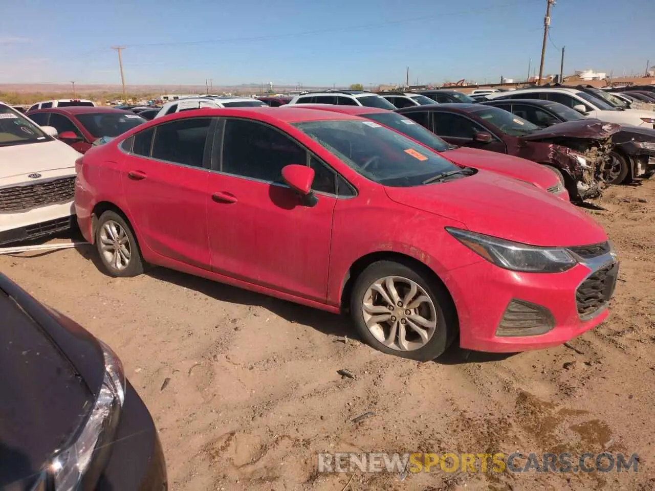 4 Photograph of a damaged car 1G1BE5SM4K7108373 CHEVROLET CRUZE 2019