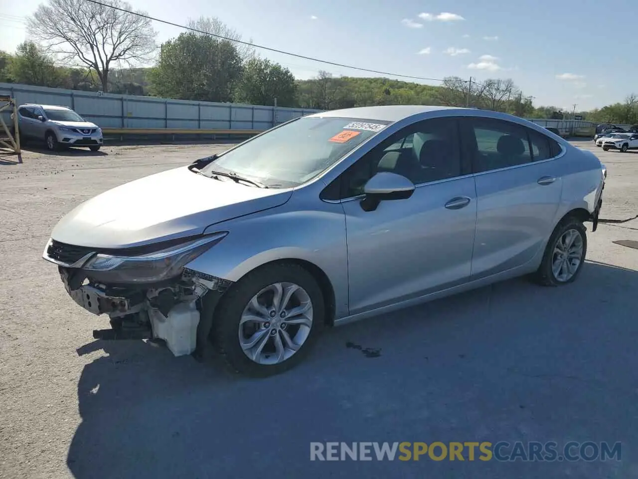 1 Photograph of a damaged car 1G1BE5SM4K7112035 CHEVROLET CRUZE 2019