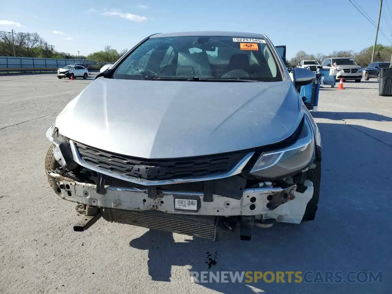 5 Photograph of a damaged car 1G1BE5SM4K7112035 CHEVROLET CRUZE 2019