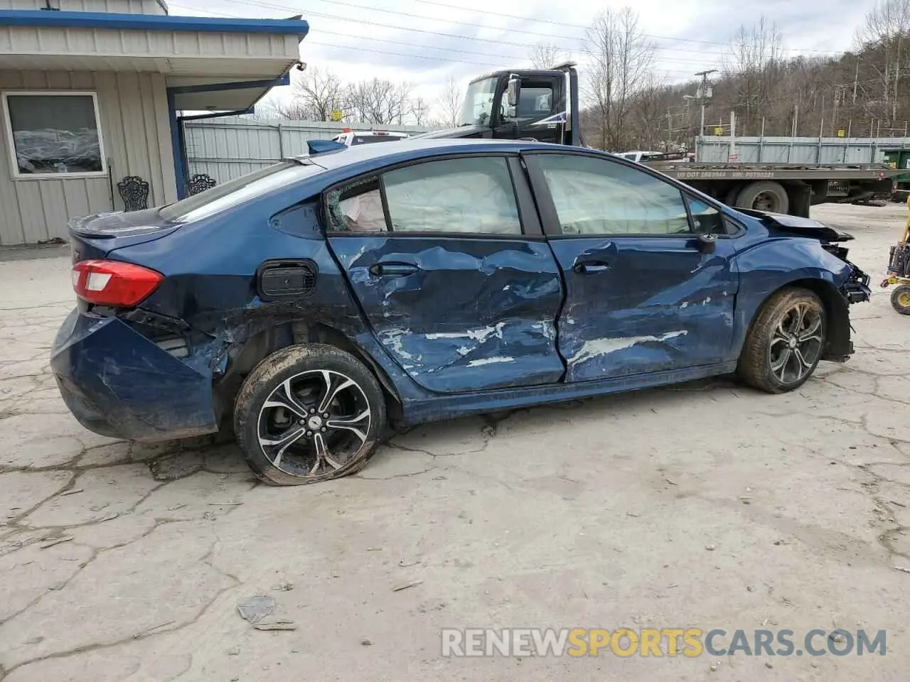 3 Photograph of a damaged car 1G1BE5SM4K7118014 CHEVROLET CRUZE 2019