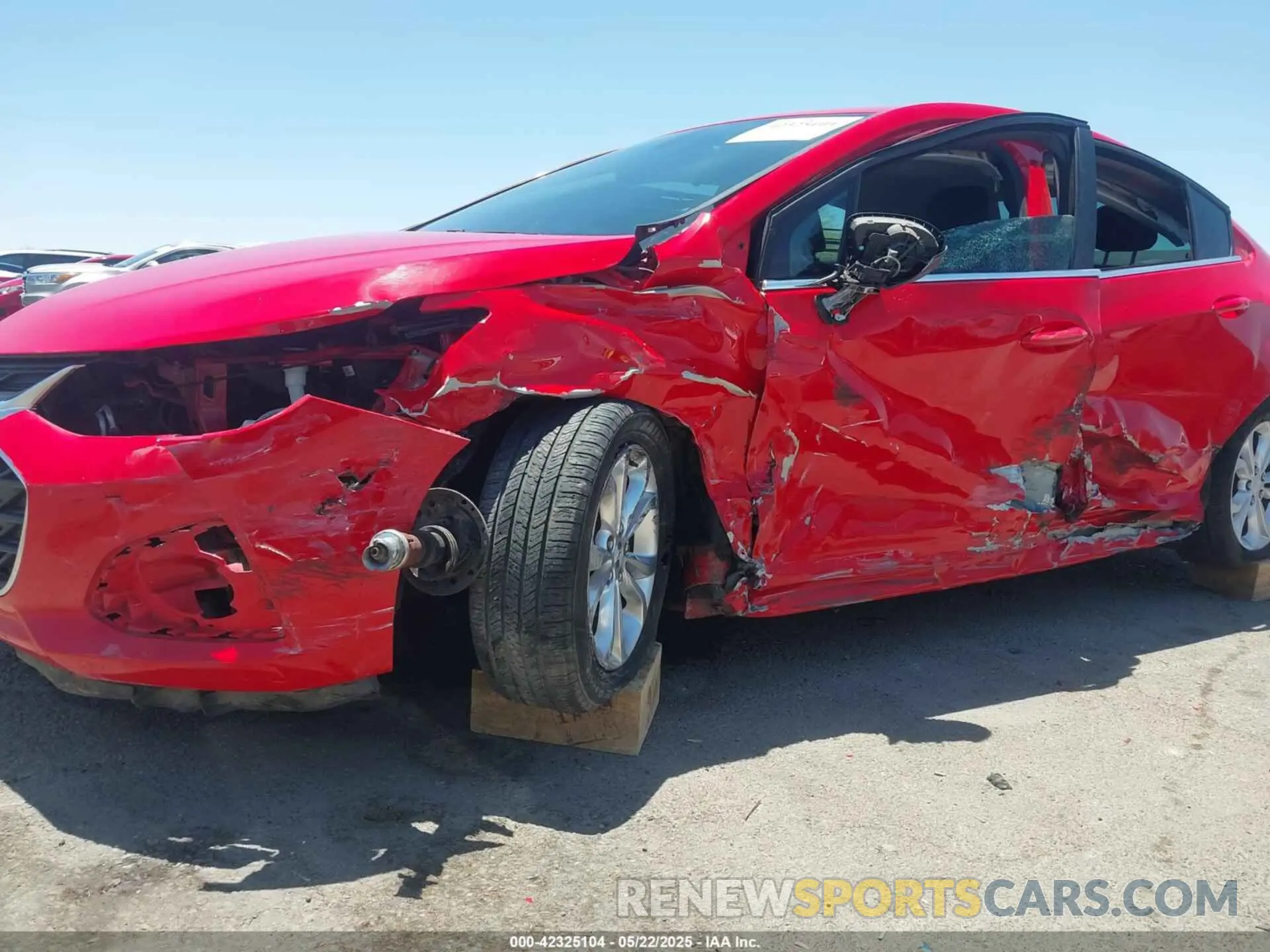 6 Photograph of a damaged car 1G1BE5SM4K7122306 CHEVROLET CRUZE 2019