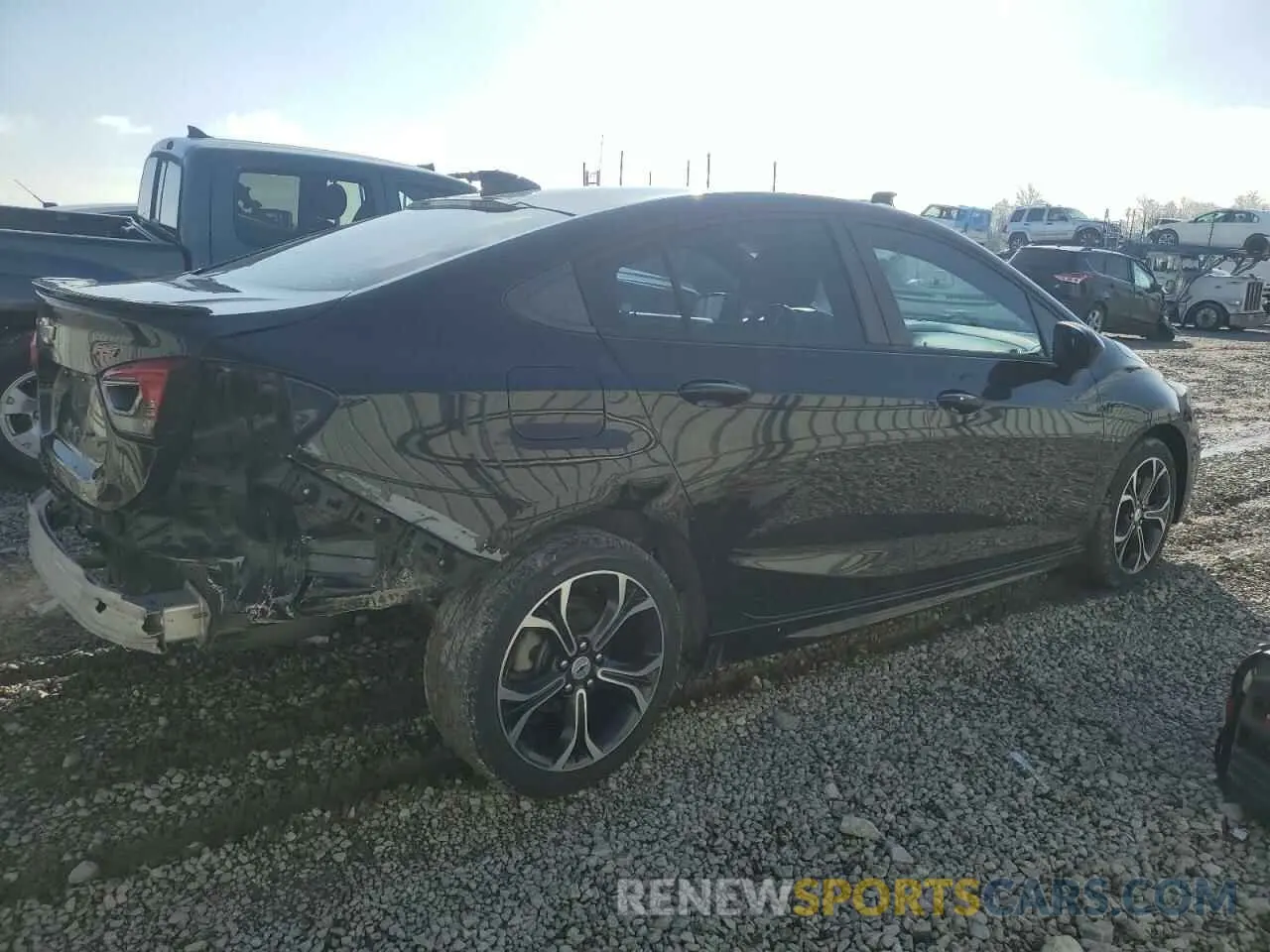 3 Photograph of a damaged car 1G1BE5SM4K7135931 CHEVROLET CRUZE 2019