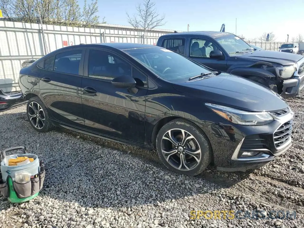 4 Photograph of a damaged car 1G1BE5SM4K7135931 CHEVROLET CRUZE 2019